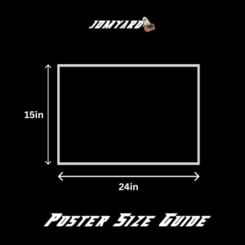 JDM YARD R34 GTR NEON POSTER