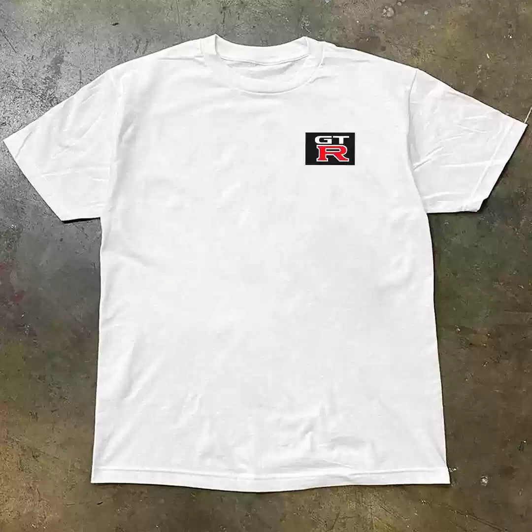 【原宿限定】LBWK Sunrise R34 Tシャツ ホワイト XLサイズ JAPANESE BRAND DOUBLEFOCUS X NISSAN SKYLINE GTR T-SHIRT | eBay