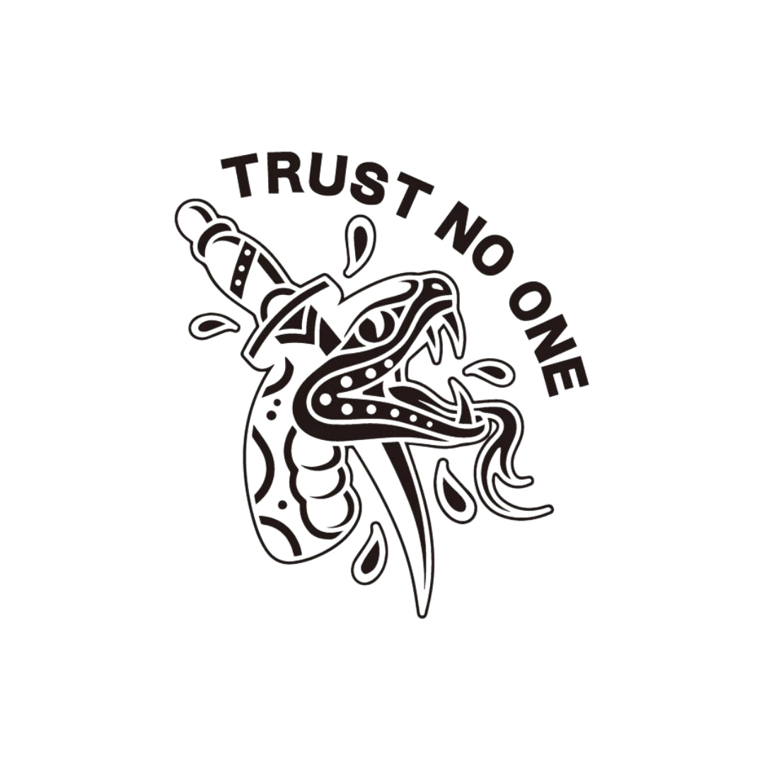 Trust No One Die-Cut