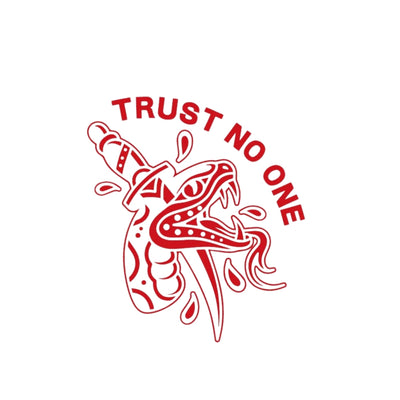 Trust No One Die-Cut